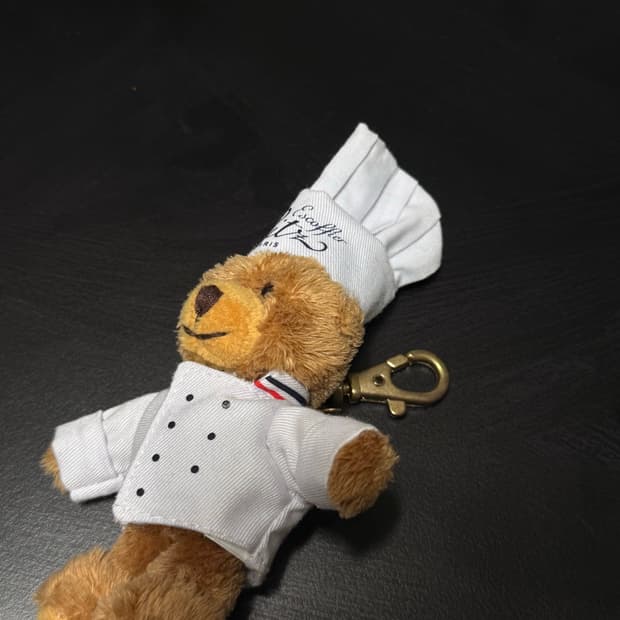 Ritz Paris 리츠파리 키링 쉐프 요리사 곰인형