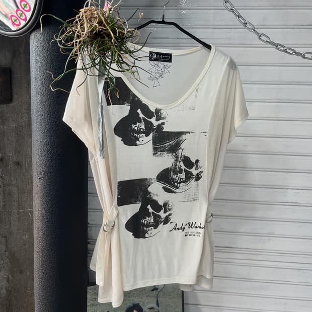Hysteric Glamour skull bondage tee