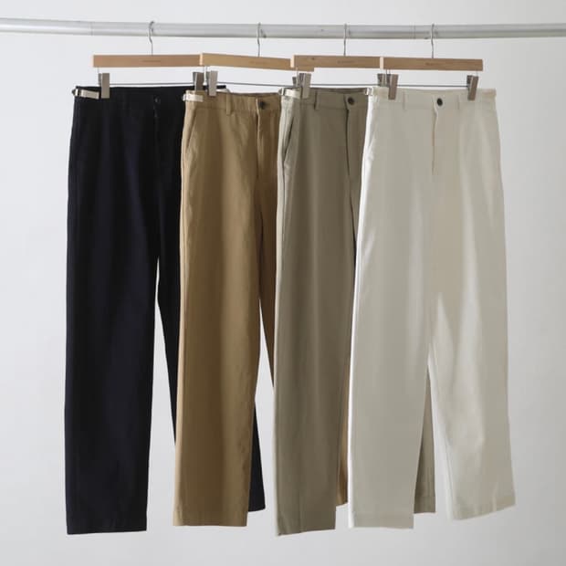 마가렛 해더 와이드 치노 아이보리 L