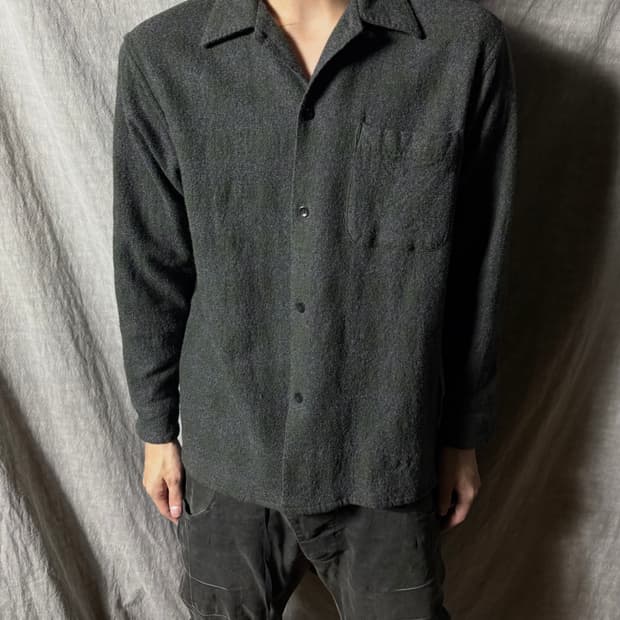 COMOLI Wool Cashmere Shirt