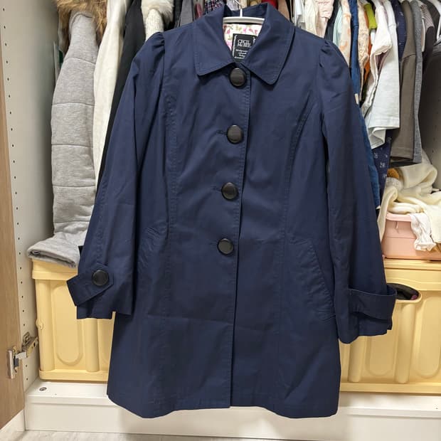 세실맥비 네이비 롱코트 갸루