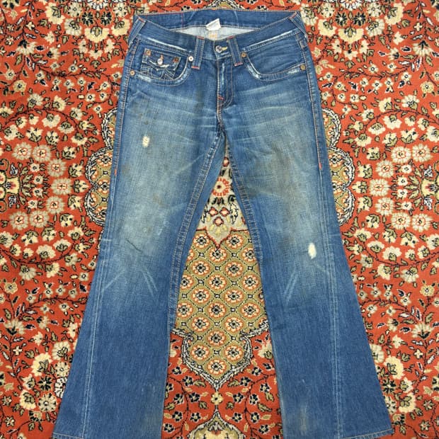 [32] 트루릴리전 joey 조이 부츠컷 빈티지 데님팬츠 