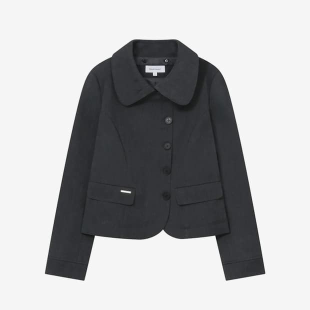 미세키서울 Omoi round collar blazer CHARCOAL