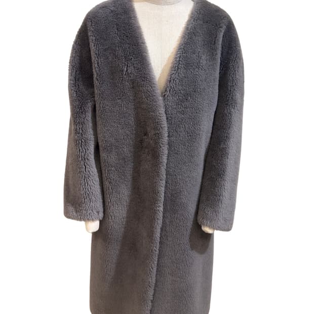 페이크 퍼 아우터 