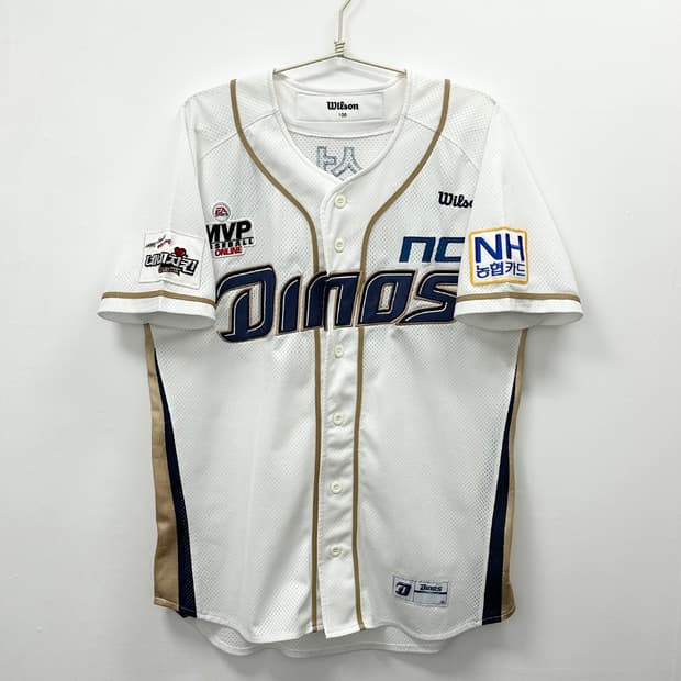 윌슨 NC다이노스 홈 어센틱 나성범 마킹 유니폼 100