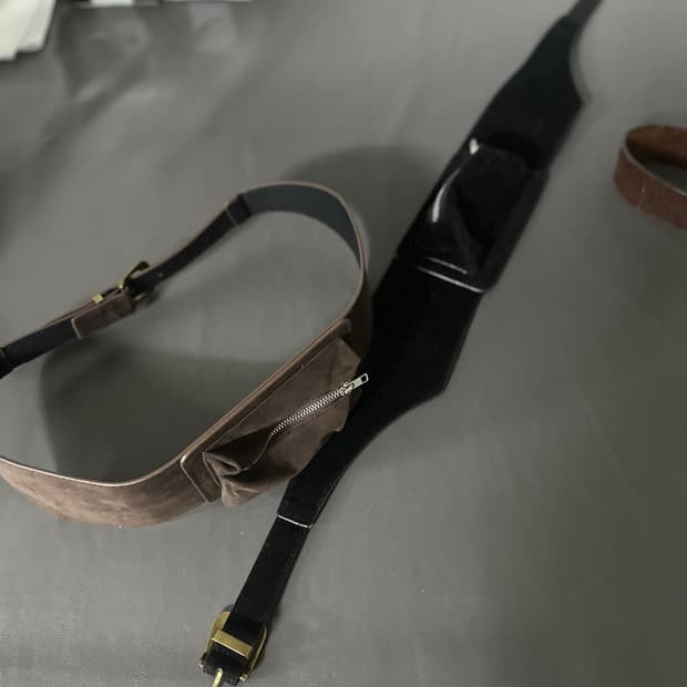 여성 스웨이드 벨트 백 (벨트가방) 새상품