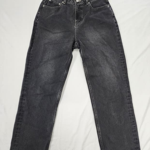 ORE 오어 블랙 데님 팬츠