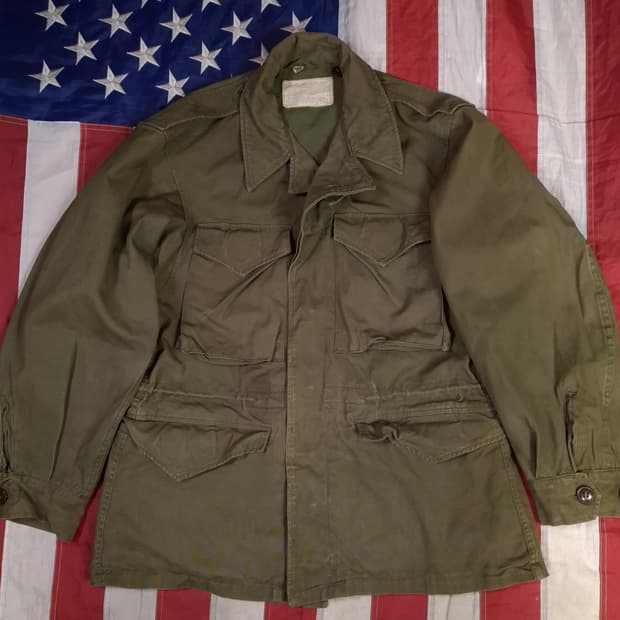 오리지날 WW2 미군 M-43 필드 야상