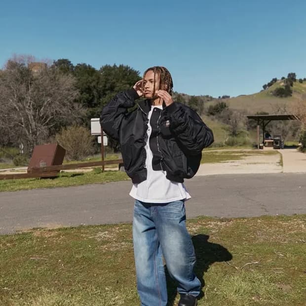 STU 와이드 엠보 데님 (M)