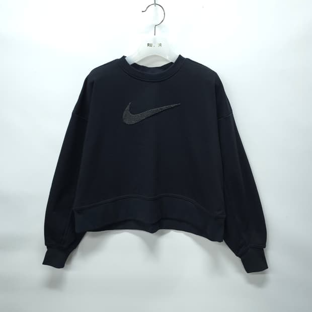 나이키 여성 부클로고 스우시 크롭 맨투맨 (66~66반)