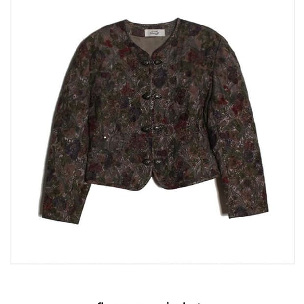Flower crop jacket