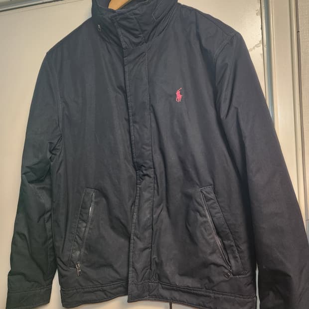 폴로 랄프로렌 빈티지 폴리쉘 자켓 네이비 (실측 M~L정도)