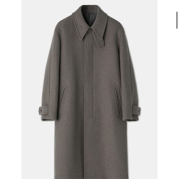 쿠어 MTR 발마칸 코트 멜란지토프 M사이즈 