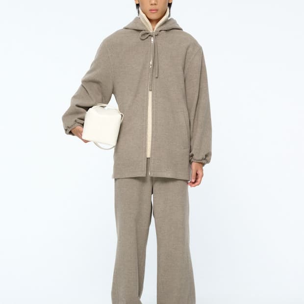 amomento wool banding jogger pants