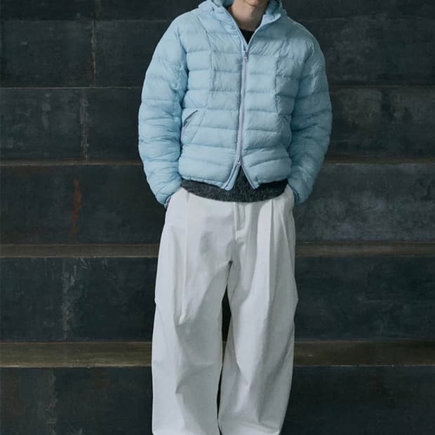 피인노  커브 라운드 후드 패딩 소라 2