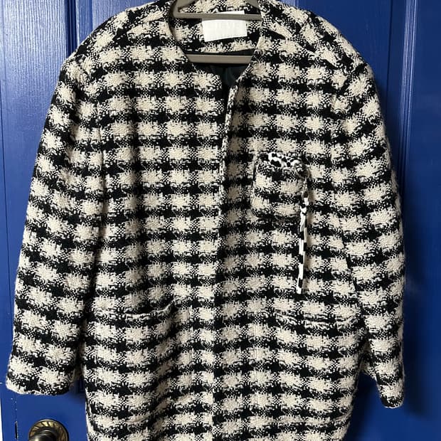 에스이오 트위드 자켓