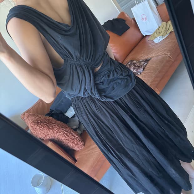Rick Owens OLMAR and MIRTA 메인라인 드레이프 탑