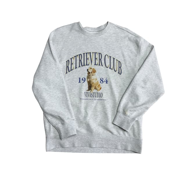 비바스튜디오 x 리트리버 클럽 맨투맨