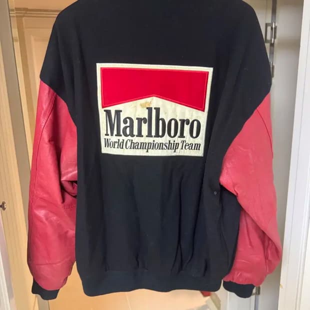90s XL 말보로 바시티 자켓