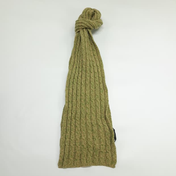 MX106 막스마라 위크엔드 케이블 니트 울 목도리 머플러