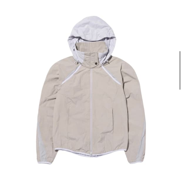 미스치프 테크 쉴드 윈드프루프 후드 자켓 라이트 그레이