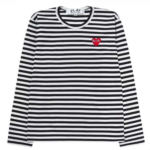 꼼데가르송 롱슬리브 블랙