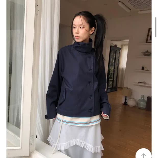 (새상품) 릿킴 BRIDGE TRENCH JACKET 네이비