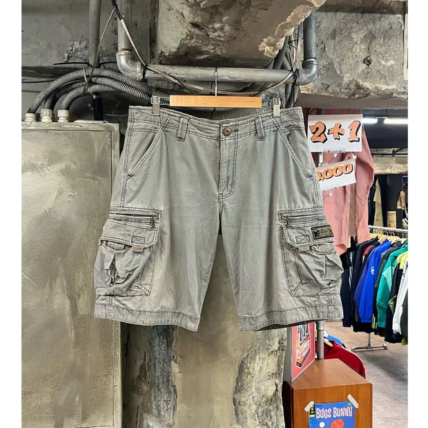 디키즈 카고 하프 팬츠 차콜 34 #csz3384