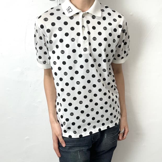 Christian Dior Sports 90s Polka Dot Polo