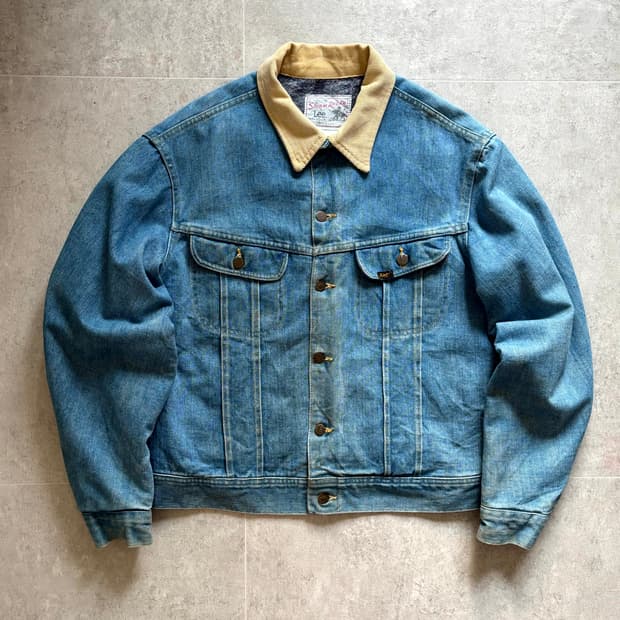 70's Lee 101LJ 스톰라이더 데님 트러커 자켓 105