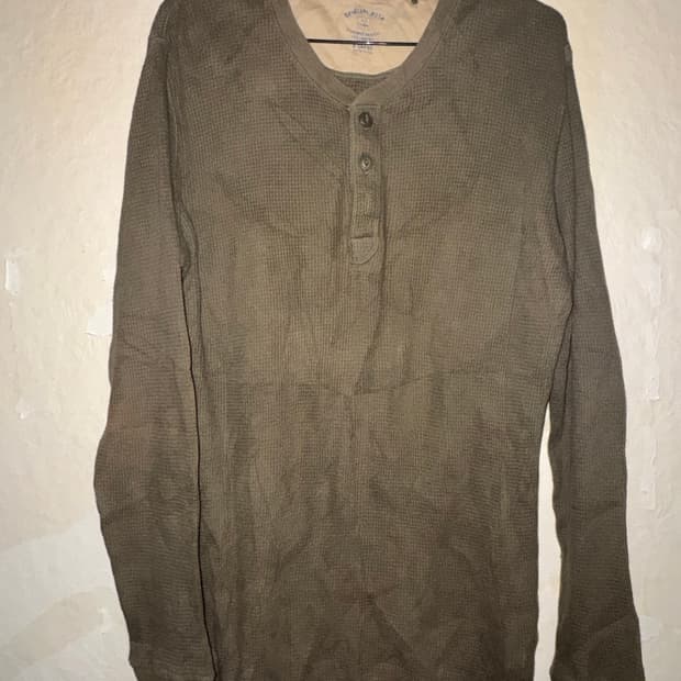 “Original wash” knit long sleeve