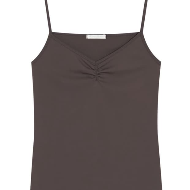 [새상품] 샵페어리 fe.3 clear sleeveless brown 