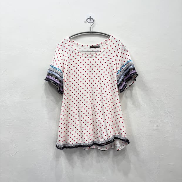 Frapbois 도트 반팔티