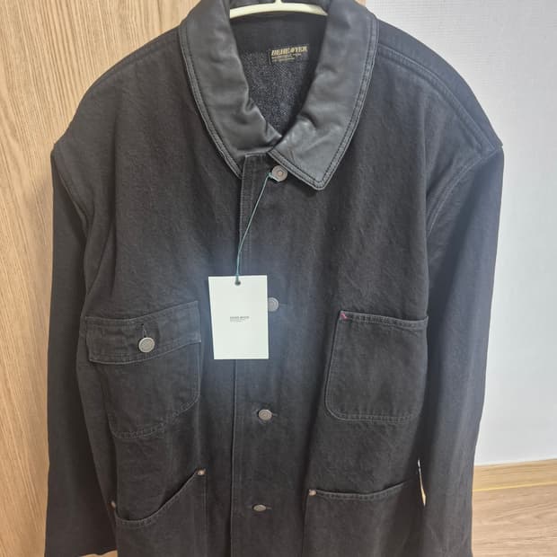 (새상품 2) 비헤비어 워시드 레더 커버올