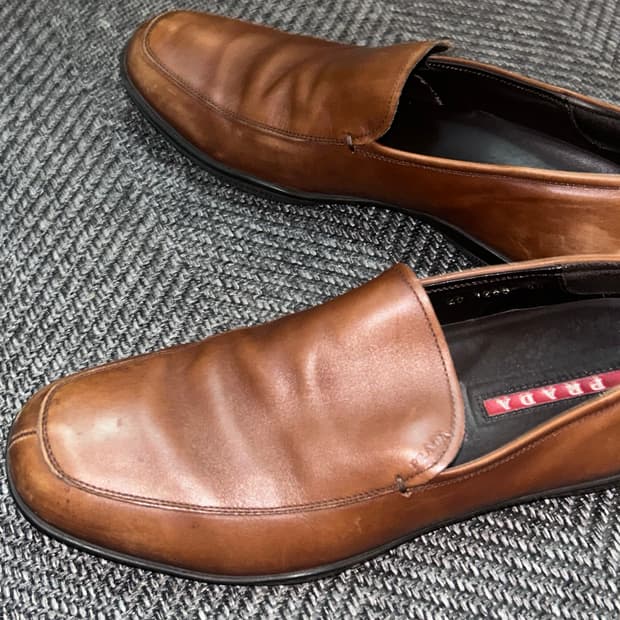 Prada sports loaper brown