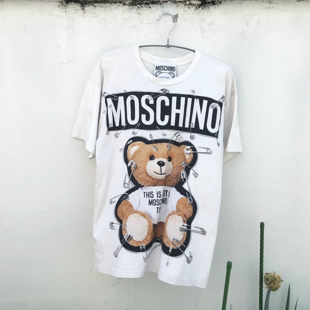 Moschino Safety Pin Teddy T-shirt