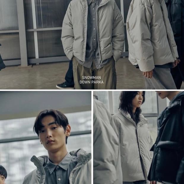 [105] 어나더오피스 스노우맨 패딩