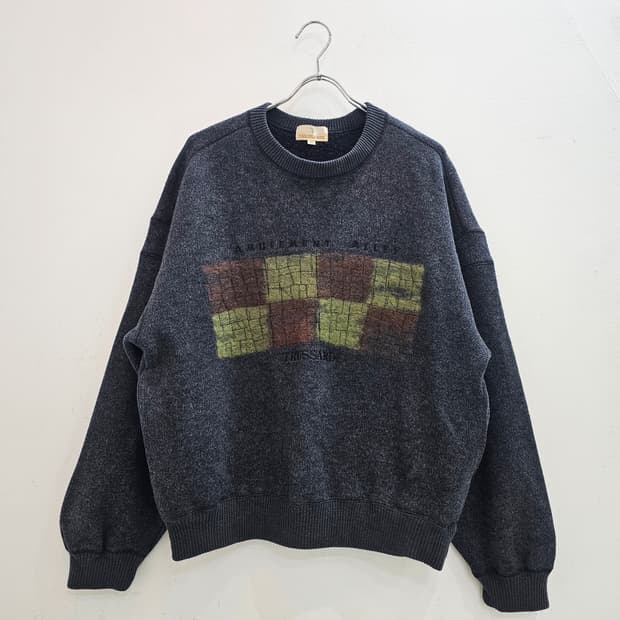 트루사루디 빈티지 니트 모혼방 기모