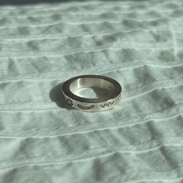 Silver Navajo ring
