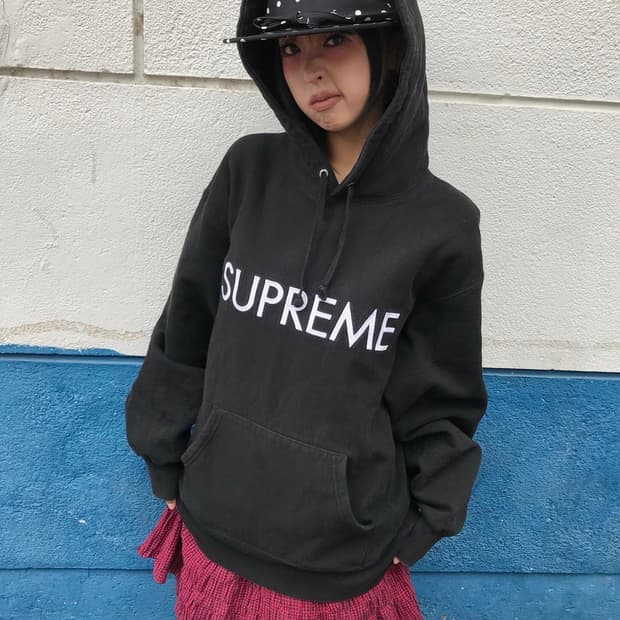 Supreme Capital Hooded  - 22fw
