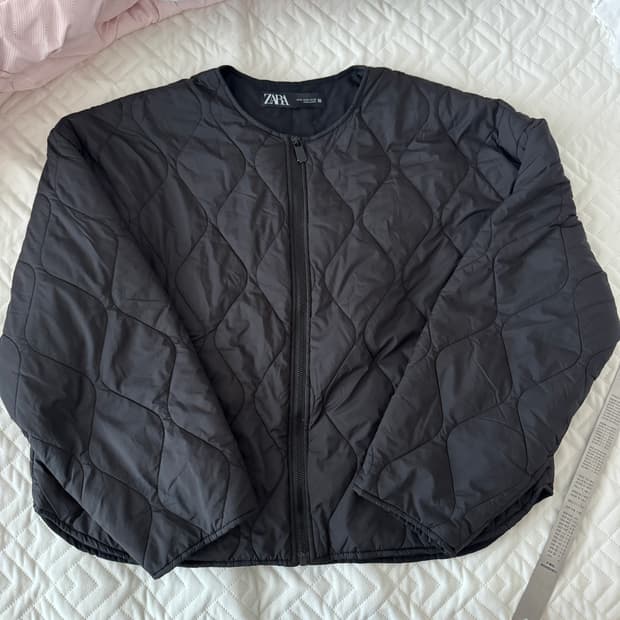 ZARA 자라 퀄팅 경량패딩 M