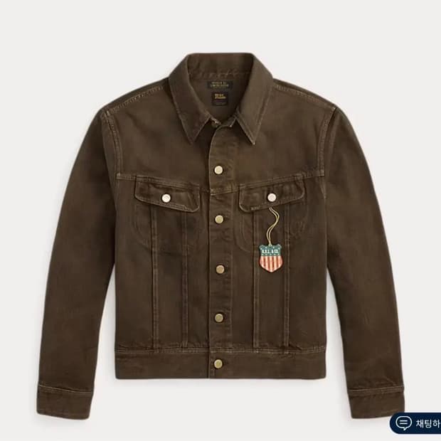 rrl lot271 데님자켓브라운 L