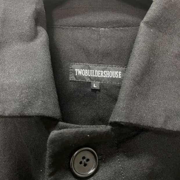 투빌더스하우스 싱글코트 블랙 L사이즈 판매합니다