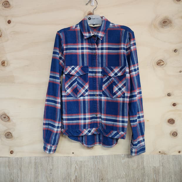 119) 자라 ZARA 데님 체크 남방