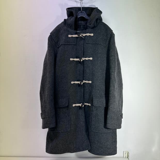 XL 유니클로 차콜 떡볶이 더플코트