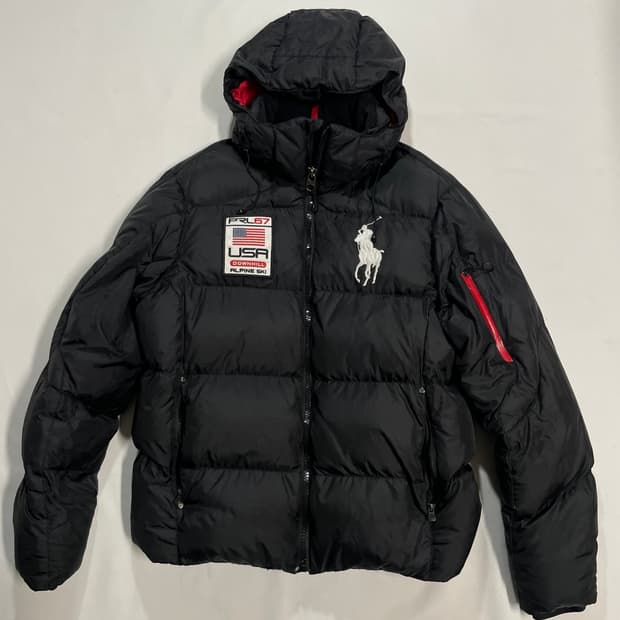 랄프로렌 폴로 빅포니 성조기 패딩