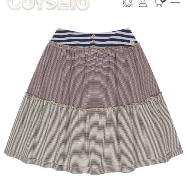 (구해요) 코이세이오 스트라이프 미디 스커트