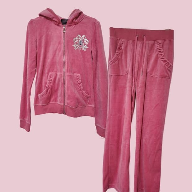 코스모고니아 핫핑크 벨벳트레이닝세트