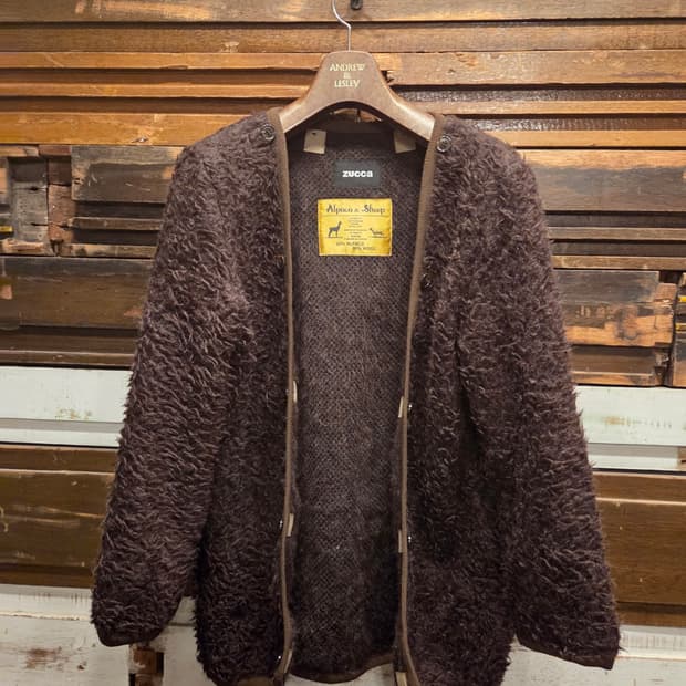 주카 알파카 내피 자켓