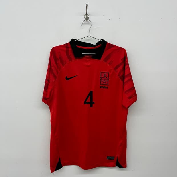 나이키 대한민국 축구 국가대표팀 유니폼 4번 김민재 마킹 남성XL
